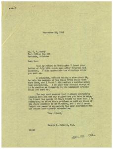 Correspondence and Advocacy: A Look into Osage County&#39;s Political Landscape, 1945-07-18