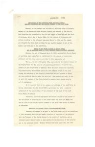 Resolution for Per Capita Payment to Creek Tribe of Indians, 1945-01-01 - 1946-12-31