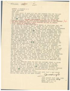 Veterans of Foreign Wars Petition for Civil Service Reform, 1946-04-08