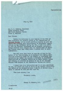 Changes in Tax Regulations for Charitable Contributions from Sporting Events, 1946-04-22