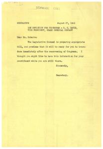 Permanent Depletion Allowance for Fluorspar: A Legislative Proposal, 1945-07-30 - 1945-07-30
