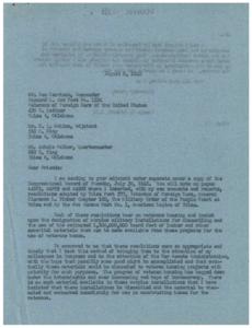 Title: Advocating for Veteran Housing: A Letter to Veterans Organizations, 1946-07-30 - 1946-07-30