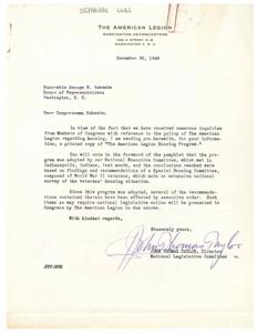 The American Legion Housing Program: Report and Recommendations, 1946-11-04 - 1946-11-04