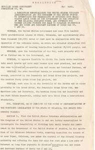 Resolution No. 28: Proposal for Dividing Government Land for Sale to Disabled Veterans and Merchant Marines, 1945-01-01 - 1946-12-31