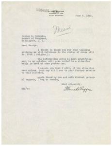 1945 Correspondence from G. Earl Shaffer to Congressman George B. Schwabe, 1945-06-05