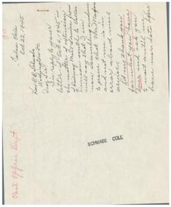 Investigation Report on Railway Mail Service Extension, 1945-08-07