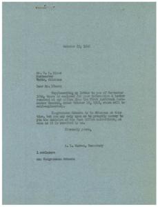Title: Correspondence Regarding Mail Service Revision in Oklahoma, 1946-06-21