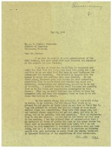 The UnAmerican Attitude of Bureaucracy: A Letter from George B. Schwabe, M.C., 1945-05-28