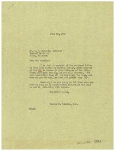 Correspondence Regarding War Food Order 126 Quota Bases, 1945-06-20