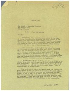 Correspondence regarding O.P.A. Regulations, 1945-05-23