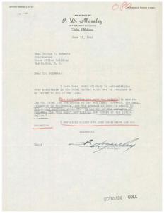 In appreciation of Congressional Assistance in the Gabel Matter, 1945-06-11