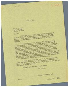 Efforts Appreciated: Correspondence Regarding Slaughtering Quotas, 1945-06-27