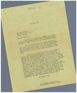 Concerns Over WPB Orders: A Plea to Congressman Schwabe, 1945-07-23