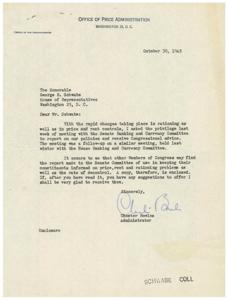 Update on Price, Rent, and Rationing Policies: Report to Congress, 1945-10-30