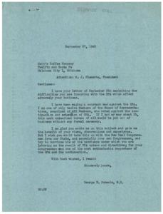Urgent Plea for Relief: The Coffee Crisis of 1945, 1945-09-27