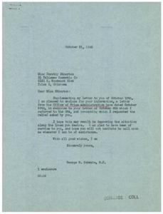Correspondence Regarding OPA Relief, 1945-10-08