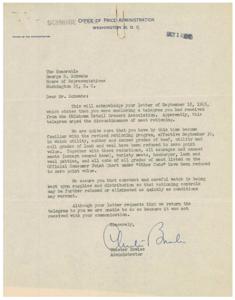 Title: Request for Discontinuation of Meat Rationing, 1945-09-18