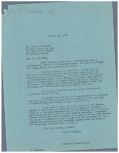 Addressing the Ticking Shortage Issue: Correspondence with George B. Schwabe, M.C. and OPA, 1945-10-11