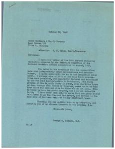 Resolution Against Tax Exemptions for Cooperatives: A Call for Congressional Action, 1945-10-22