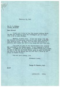 The Impact of OPA and Bootlegging on Society: A Correspondence, 1946-02-13