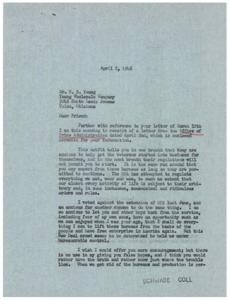 Challenges with Government Regulations: Correspondence with OPA, 1946-03-18
