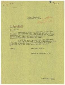 Correspondence Regarding Live Hog Ceilings in Vinita, Oklahoma, 1946-09-04