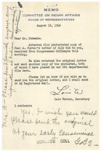 MEMO: Analysis of Inflation and Production during World Wars, 1946-07-02