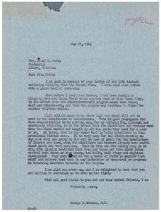 The Fight Against Alcohol: A Letter Exchange, 1946-05-20