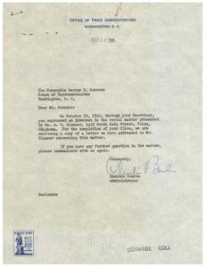 Rental Matter Concerning Mr. A. G. Blauner, 1945-07-25