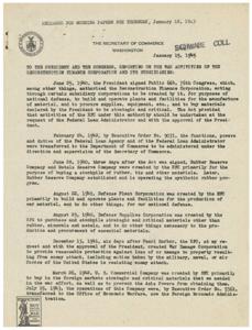 Report on War Activities of Reconstruction Finance Corporation and Subsidiaries, January 18, 1945, 1940-06-25