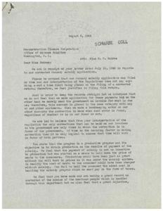 Dispute Over Meat Subsidy Claim, 1946-07-16