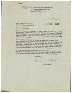 Electric Service Requests in Oklahoma: A Call for Action, 1945-11-06
