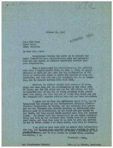 Title: Rural Electrification Update for Mrs. Ples Mann, 1946-07-03