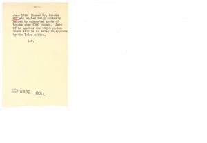 Delay in Truck Approval: Correspondence with Mr. Franks, 1945-06-07