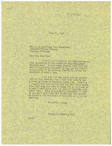 ["Schwabe Co. received a letter from Bartlett-Collins Company expressing opposition to the Fair Employment Practice Act. Schwabe Co. also opposes the bill and suggests contacting New Deal Congressmen from Oklahoma to work on them. The document from Bartlett-Collins Company highlights concerns about the potential negative impact of the bill on industry and race relations, and expresses strong opposition to the bill."]