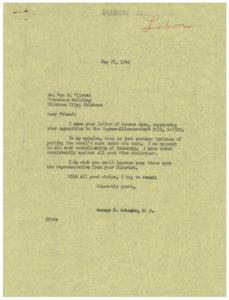 Opposition to Wagner-Ellender-Taft Bill: A Letter Exchange, 1946-05-07 - 1946-05-07