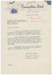 Support and Gratitude: A Thank You Letter, 1946-08-28 - 1946-08-28