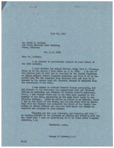 Concerns Regarding H.R. 2294 and Oklahoma Indians, 1946-07-23 - 1946-07-23