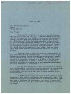 Correspondence Regarding the Educational Finance Act of 1946 and the Separation of Church and State, 1946-07-09