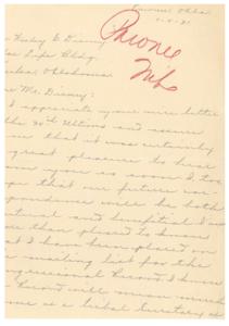 Update on Tribal Affairs and Fair Ground Proposition, 1935-01-01 - 1939-12-31