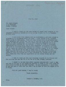 Proposed Indian Legislation: A Letter of Support, 1946-06-22 - 1946-06-22