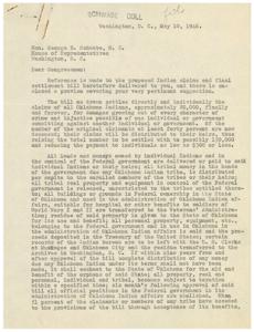 Proposed Indian Claims and Final Settlement Bill, 1946-05-10 - 1946-05-10
