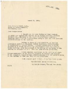 Republican Commitment to Indian Rights: A Letter to Congress, 1945-01-01 - 1945-12-31