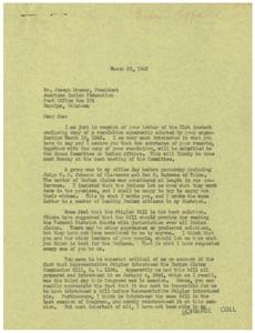 Resolution of the American Indian Federation on Indian Claims Commission Bill, 1945-01-08 - 1945-01-08