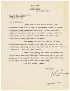 Title: Concerns and Suggestions Regarding the Indians Claims Commission Bill, 1946-01-01 - 1946-12-31