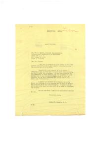 Supporting Bill H. R. 2255: A Letter from George B. Schwabe, M. C., 1945-04-18 - 1945-04-18