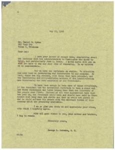 The Threat of Labor Strikes: A Call to Action, 1946-05-09 - 1946-05-09