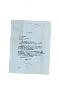 Repeal of Unemployment Law and Union Control: A Letter from George B. Schwabe, 1946-03-25 - 1946-03-25