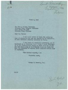 Resolution for Labor Law Reform, 1946-03-05 - 1946-03-05