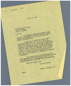 Opposition to Peace-Time Military Conscription Act, 1945-01-26 - 1945-01-26
